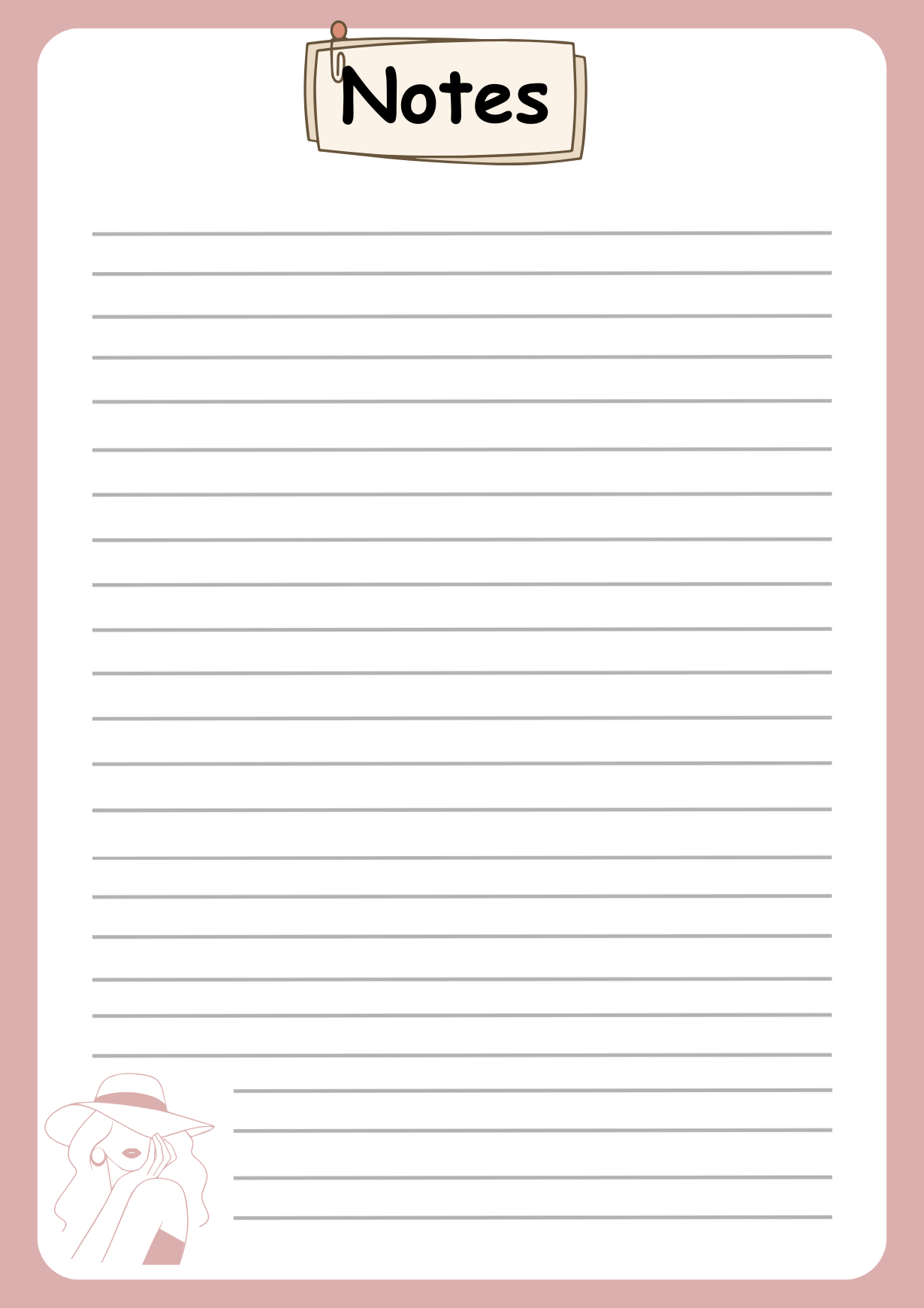 Graceful Muse Notepad